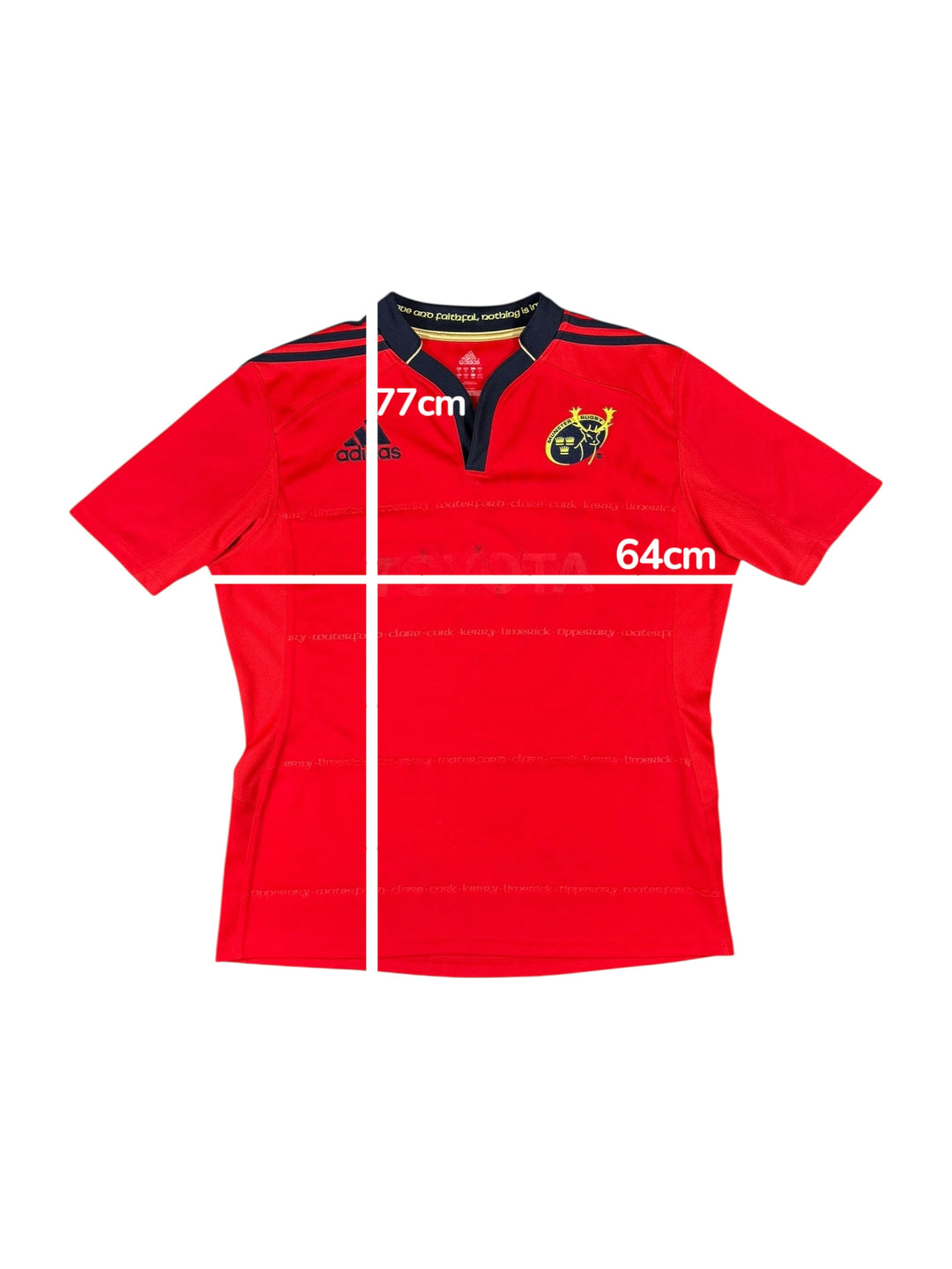 2011/12 Munster Rugby Adidas Home Shirt - 7/10 - (XL)
