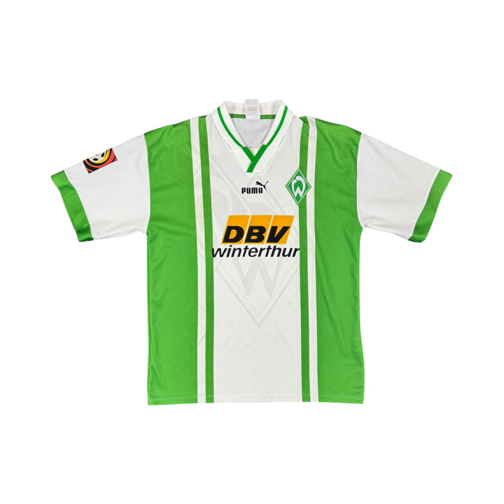 1996-97 Werder Bremen Puma Home Shirt HERZOG #18 - 9/10 - (S)