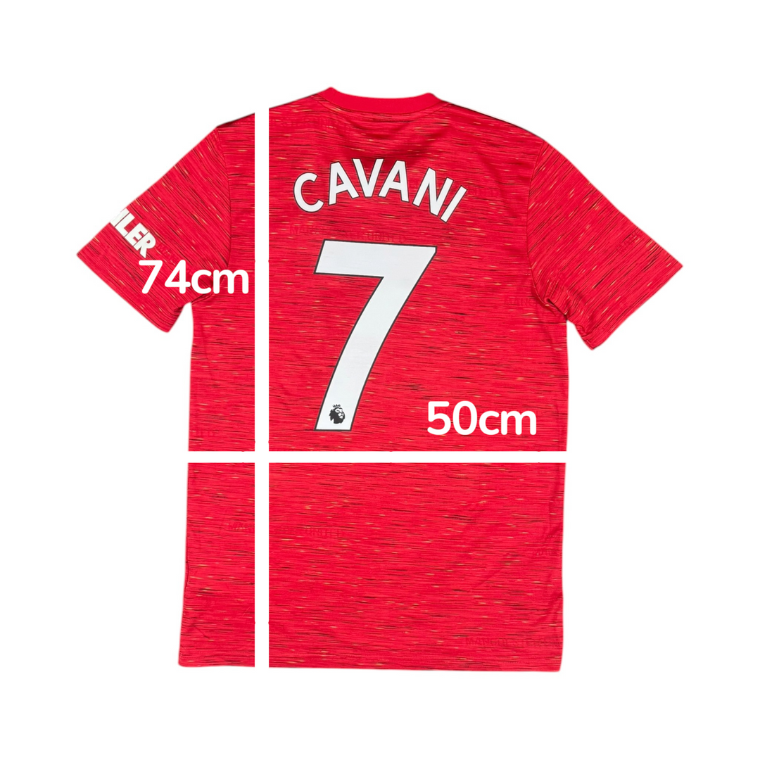 2020-21 Manchester United Home Shirt CAVANI #7 - 8/10 - (M)