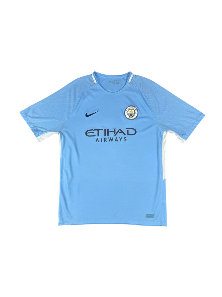 2017/18 Manchester City Nike Home Shirt - 7/10 - (XL)