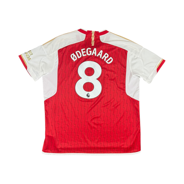 2023-24 Arsenal Adidas Home Shirt #8 ODEGAARD - 9/10 - (2XL)