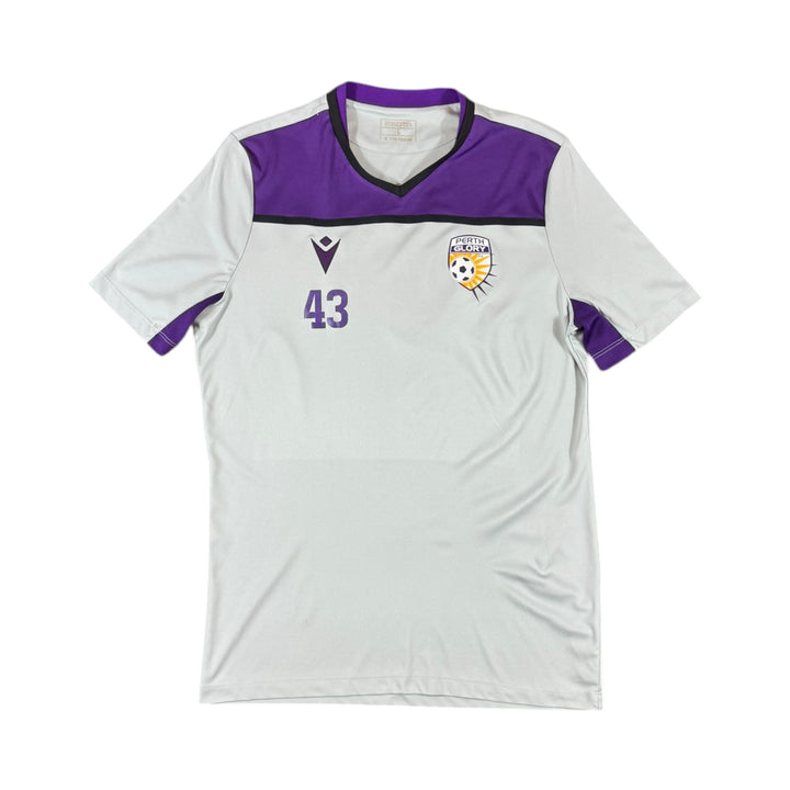 2017-18 Perth Glory Macron Training Shirt #43 - 7/10 - (L)