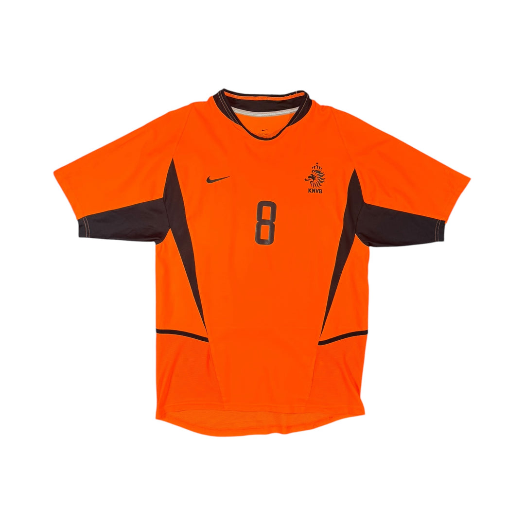 2002-04 Netherlands Nike Home Shirt DAVIDS #8 - 9/10 - (S)