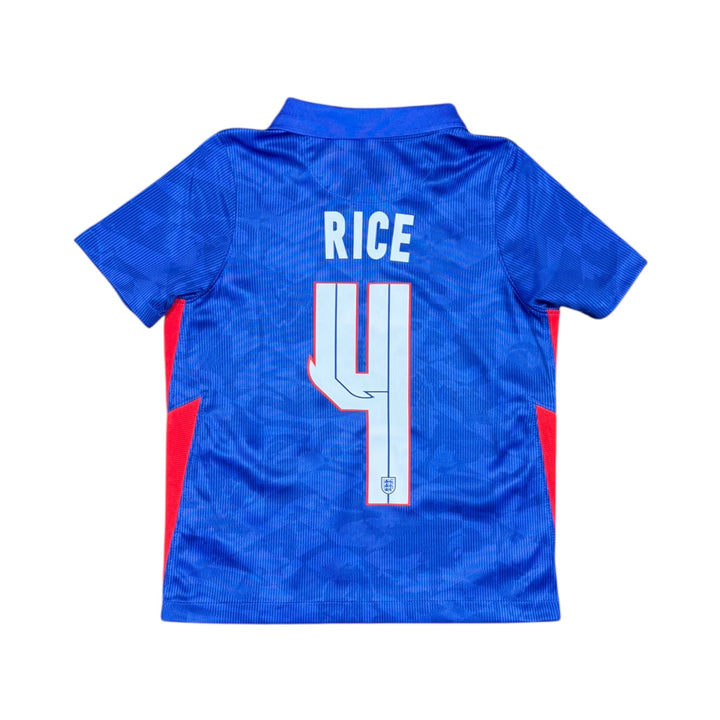 2020-21 England Nike Away Shirt #4 RICE - 10/10 - (6-7 Years)