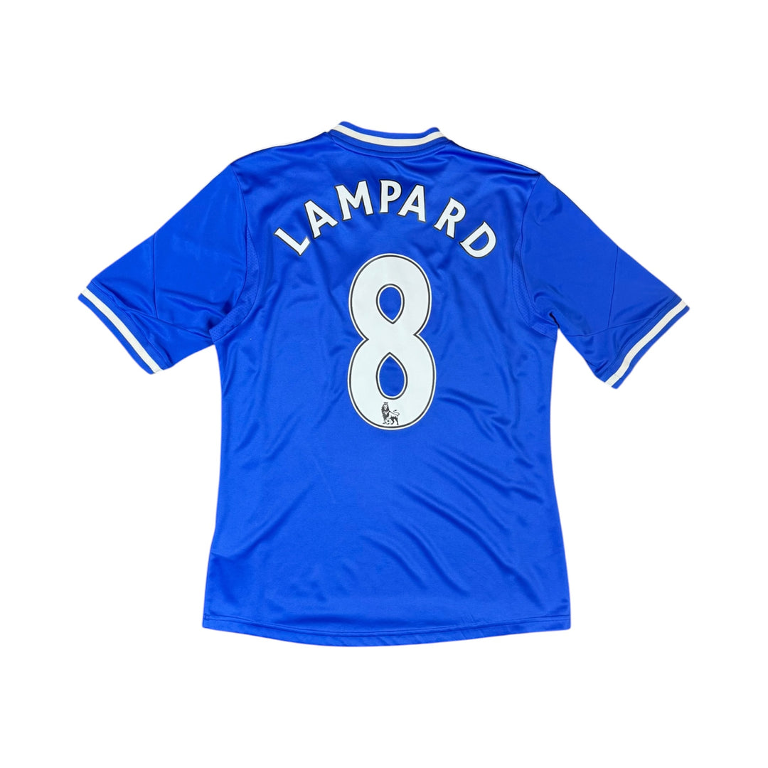 2013-14 Chelsea Adidas Home Shirt LAMPARD #8 - 9/10 - (M)