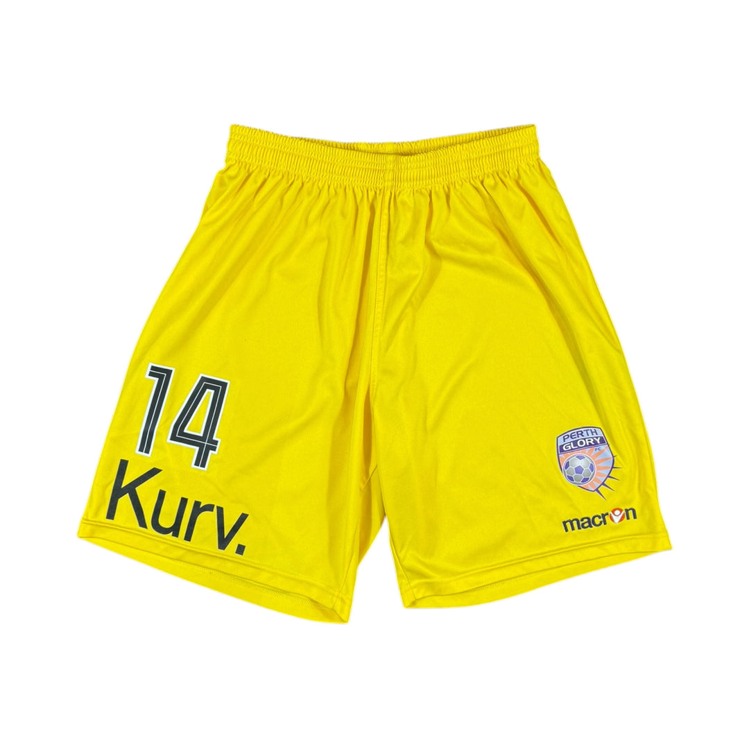 2013-14 Perth Glory Player Issue Shorts #14 Steven McGarry - 9/10 - (L)
