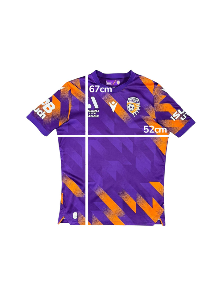 2023/24 Perth Glory Macron Home Shirt - 9/10 - (S)