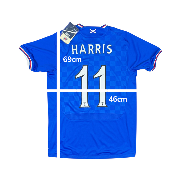 2009-10 Rangers Umbro Home Shirt #11 HARRIS Brand New - (Youth XL)