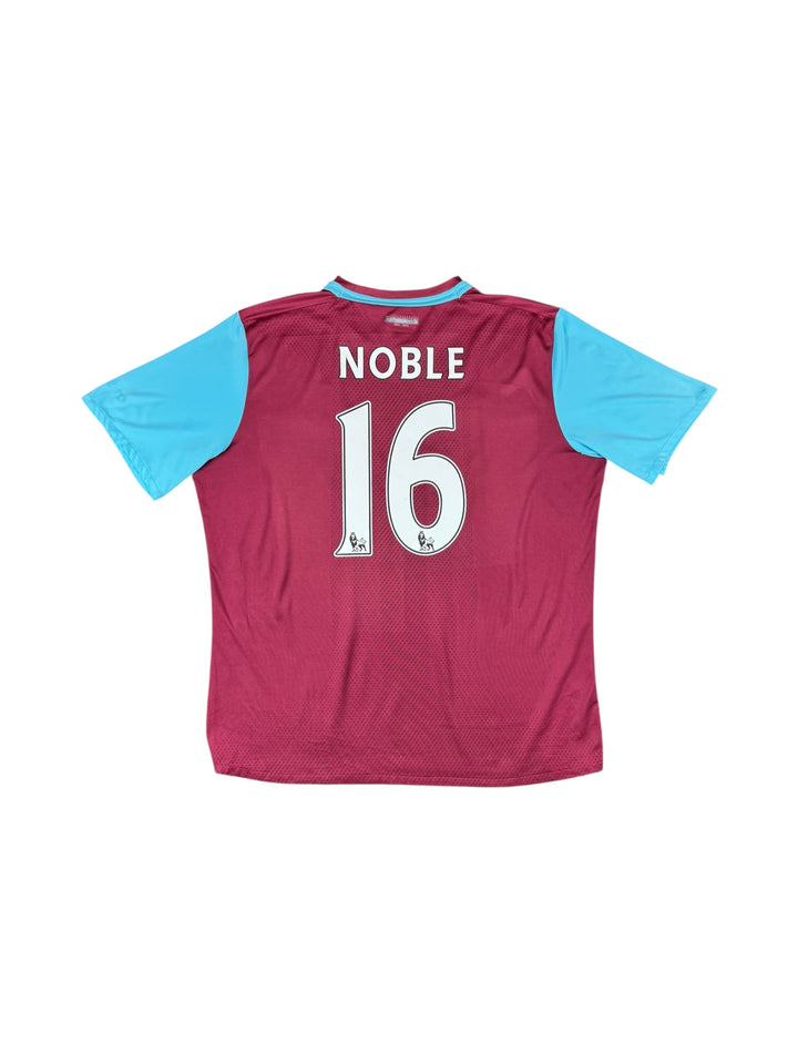 2015-16 West Ham Umbro Home Shirt #16 NOBLE - 7/10 - (2XL)