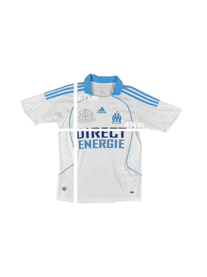 2008-09 Marseille Adidas Home Shirt - 9/10 - (S)
