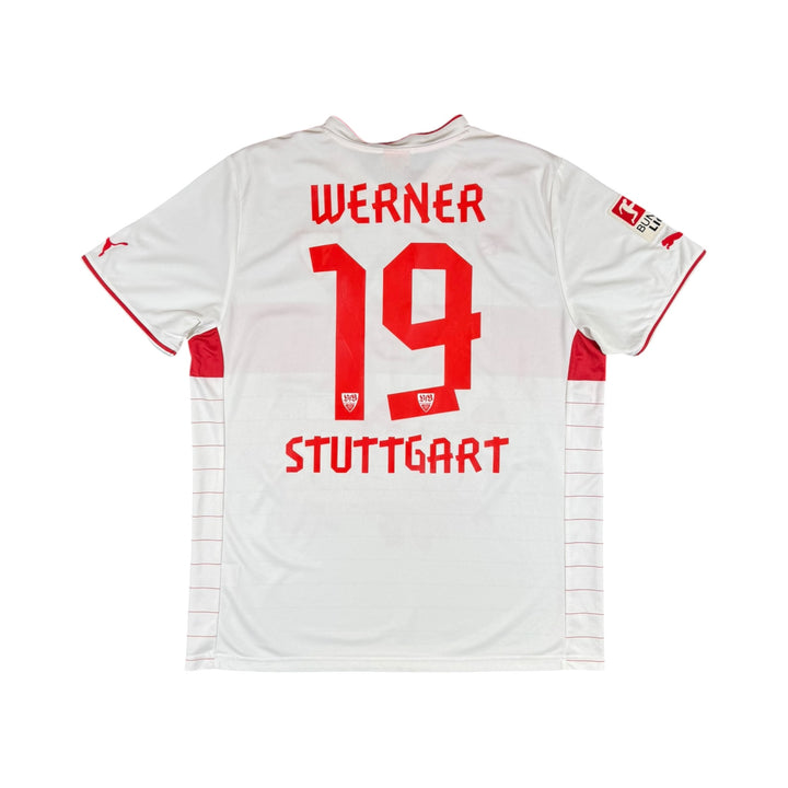 2013-14 Stuttgart Puma Home Shirt #19 WERNER - 9/10 - (XL)