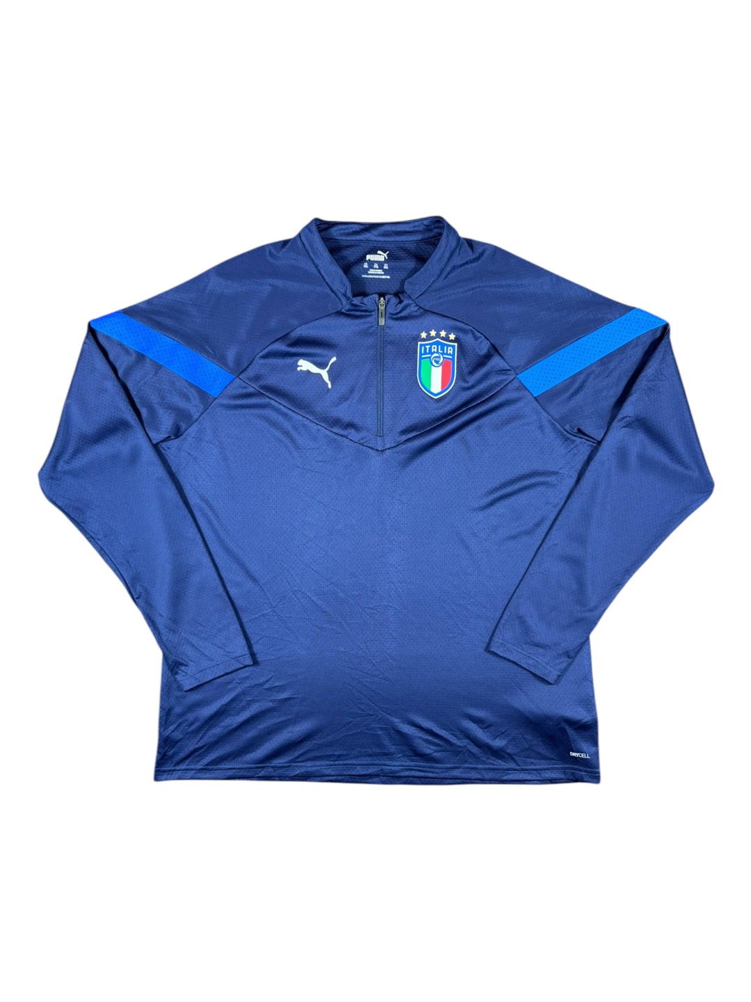 2022/23 Italy Puma 1/4 Zip Football Training Shirt - 9/10 - (2XL)