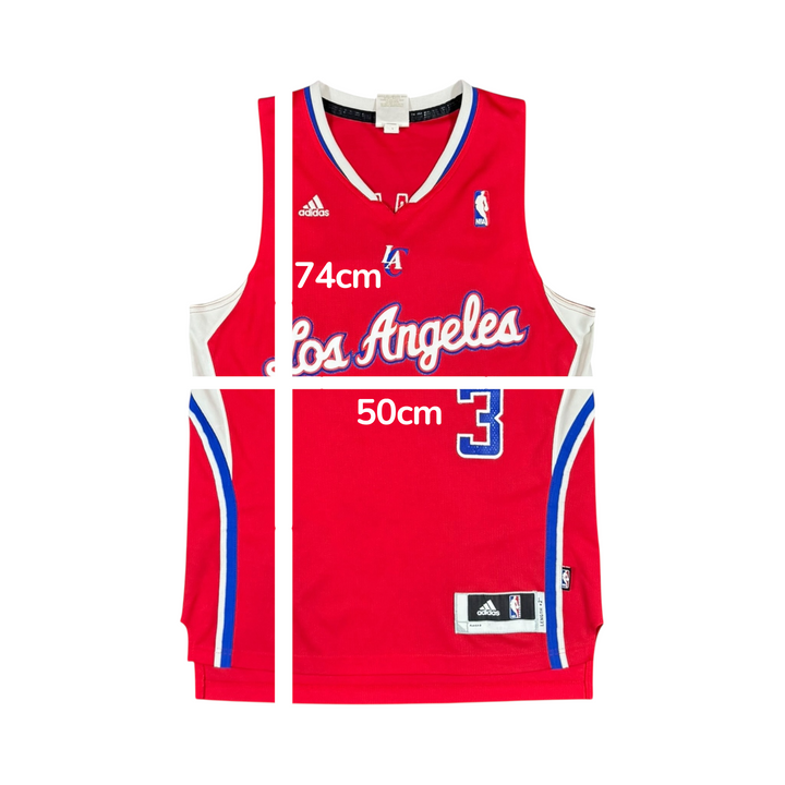 2014-15 Los Angeles Clippers Adidas Home Basketball Jersey #3 PAUL - 7/10 - (S)