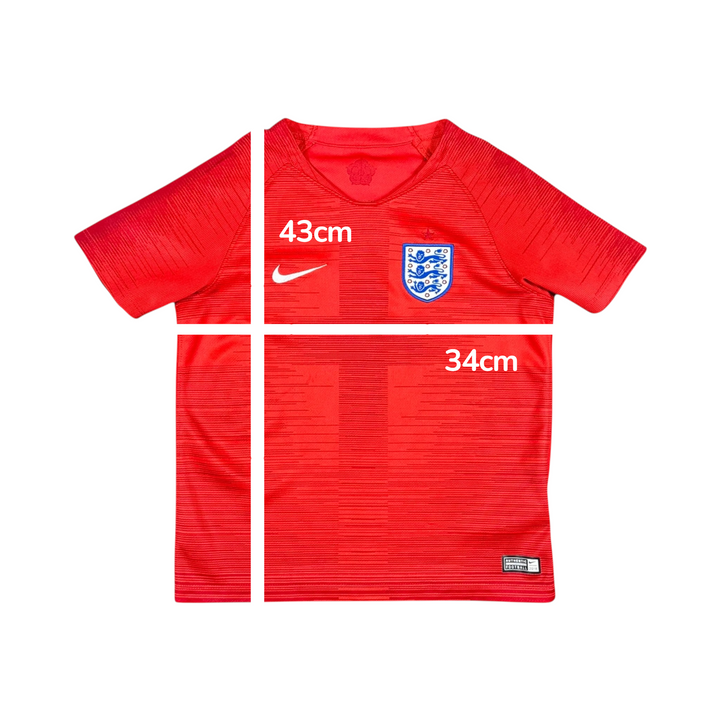 2018-19 England Nike Away Shirt - 9/10 - (7-8 Years)