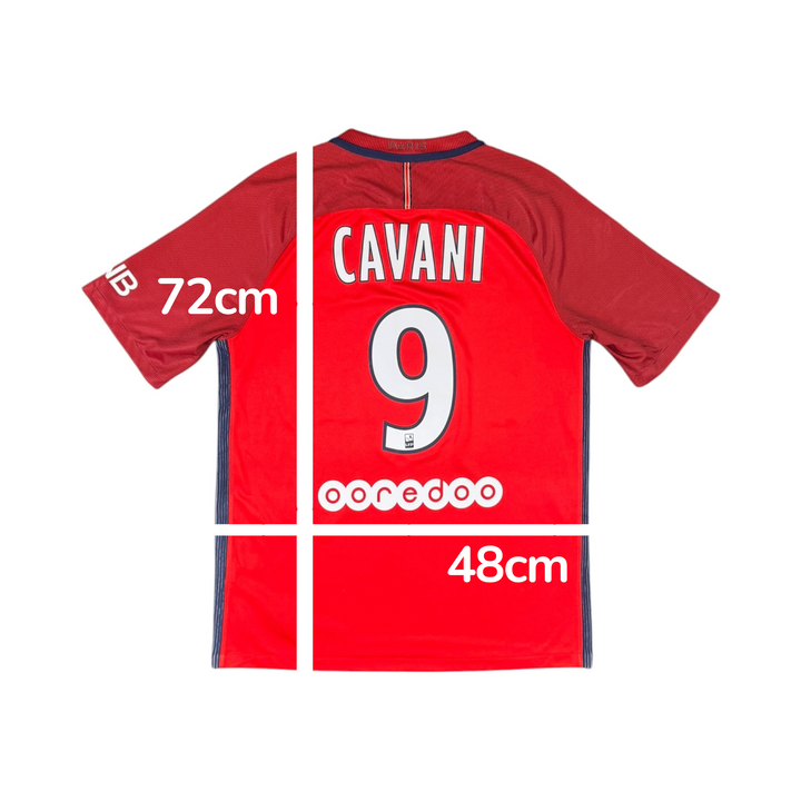 2016-17 Paris Saint Germain Away Shirt CAVANI #9 - 9/10 - (M)