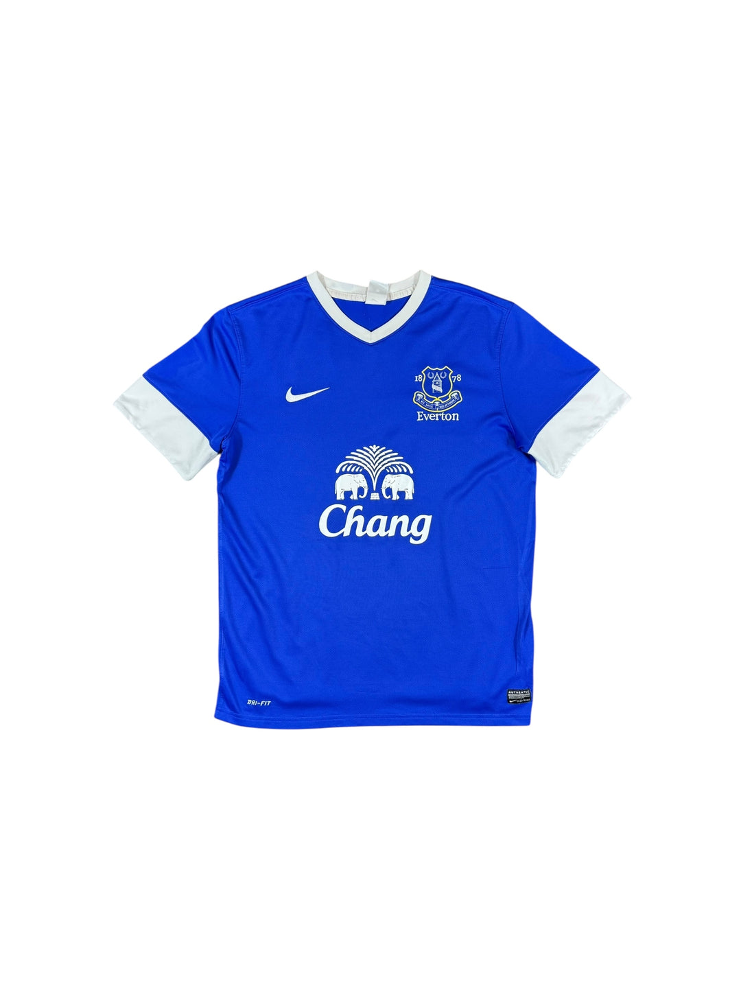2012-13 Everton Nike Home Shirt #7 JELAVIC - 8/10 - (L)
