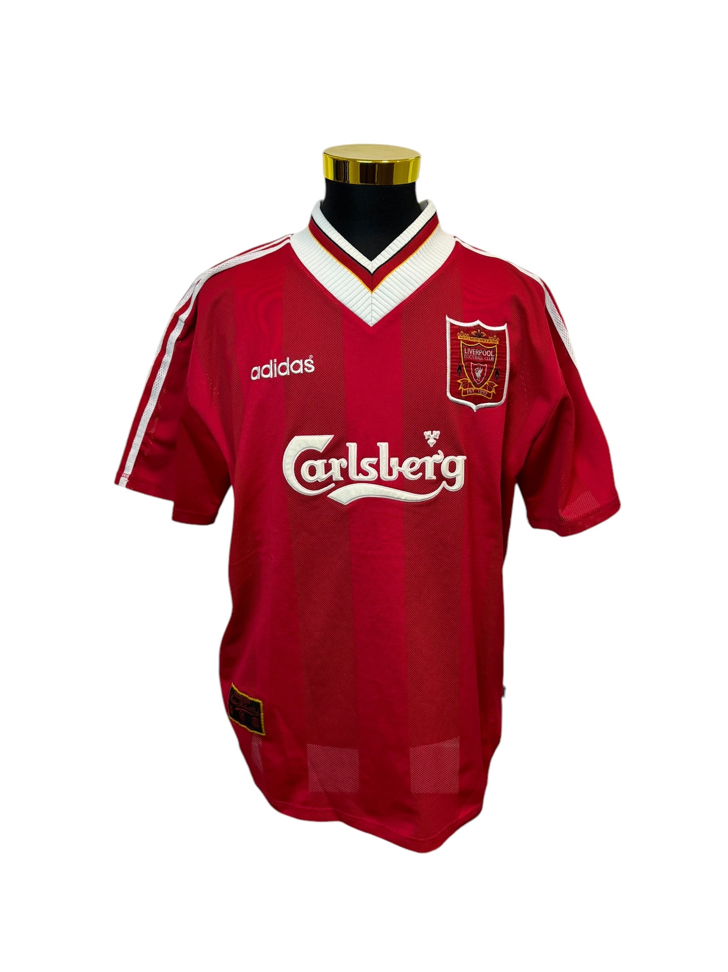 Liverpool 1995/96 #23 Fowler Home Football Jersey