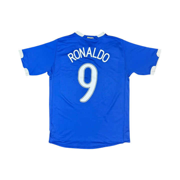 2006-07 Brazil Nike Away Shirt RONALDO #9 - 8/10 - (XL)