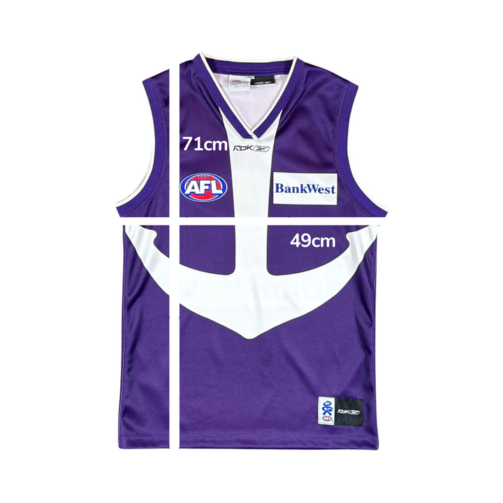 2005 Fremantle Dockers AFL Reebok Promotional Jersey - 8/10 - (M)