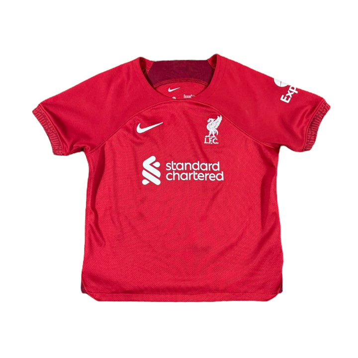 2022-23 Liverpool Nike Home Shirt - 9/10 - (5-6 Years)