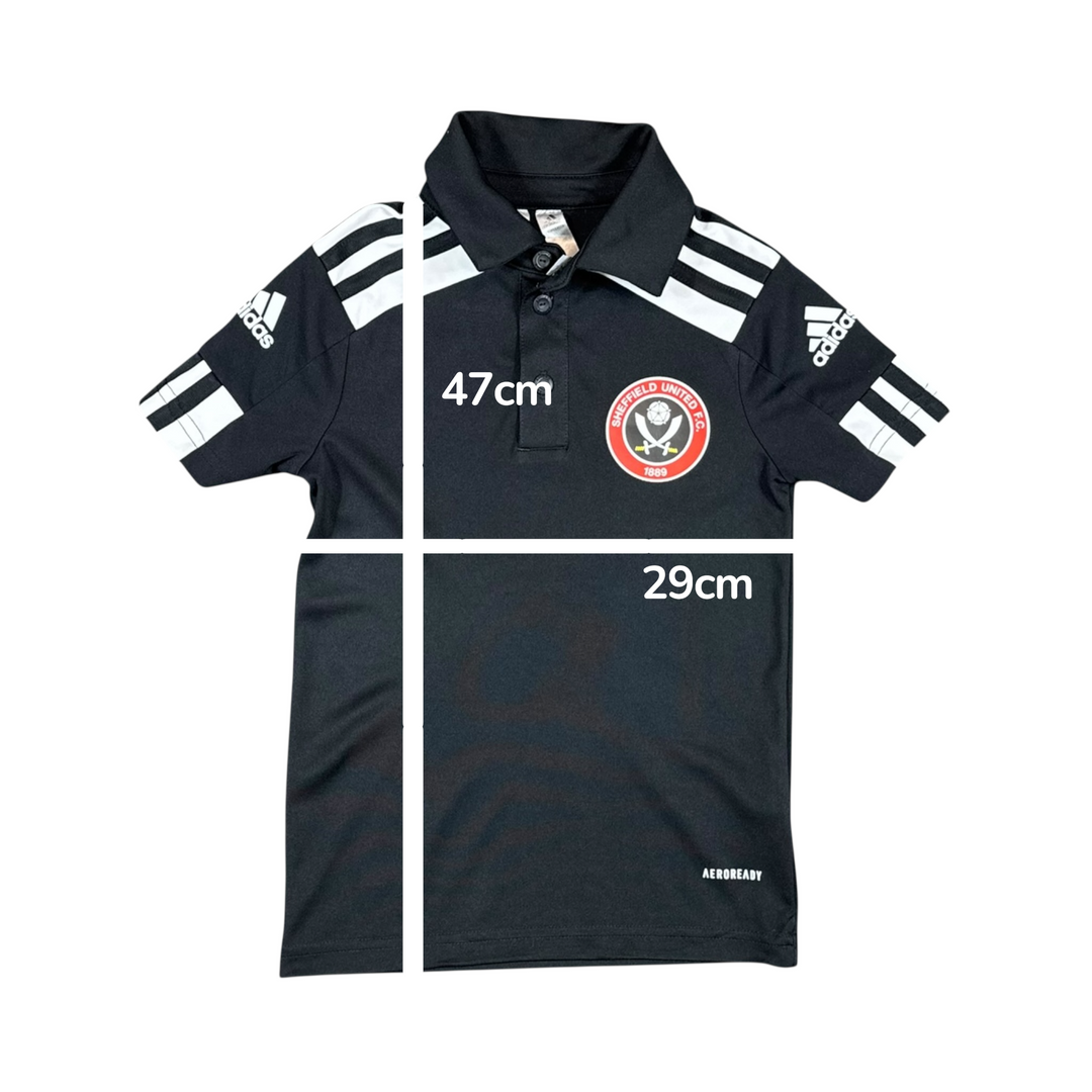 2014-15 Sheffield United Adidas Polo Shirt - 9/10 - (5-6 Years)