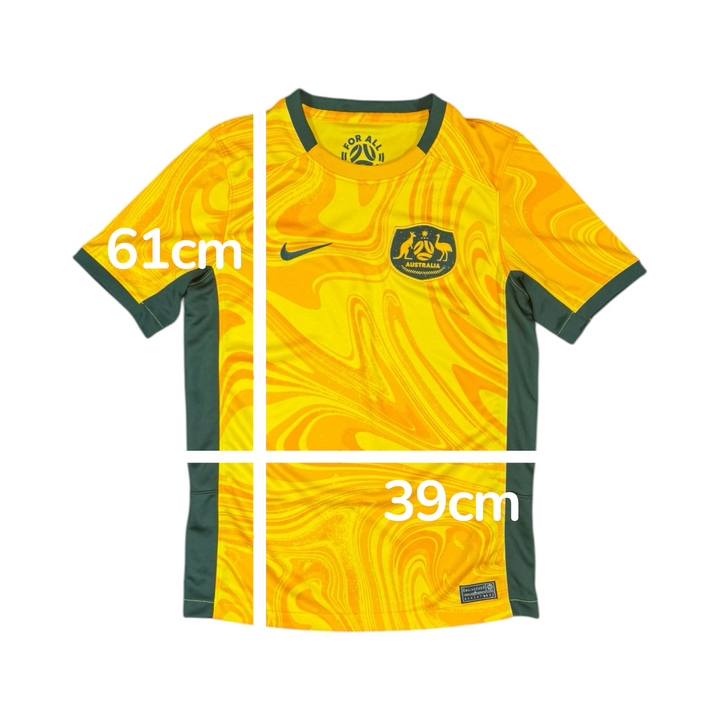 2023-24 Australia Matildas Home Shirt - 9/10 - (12-13 Years)