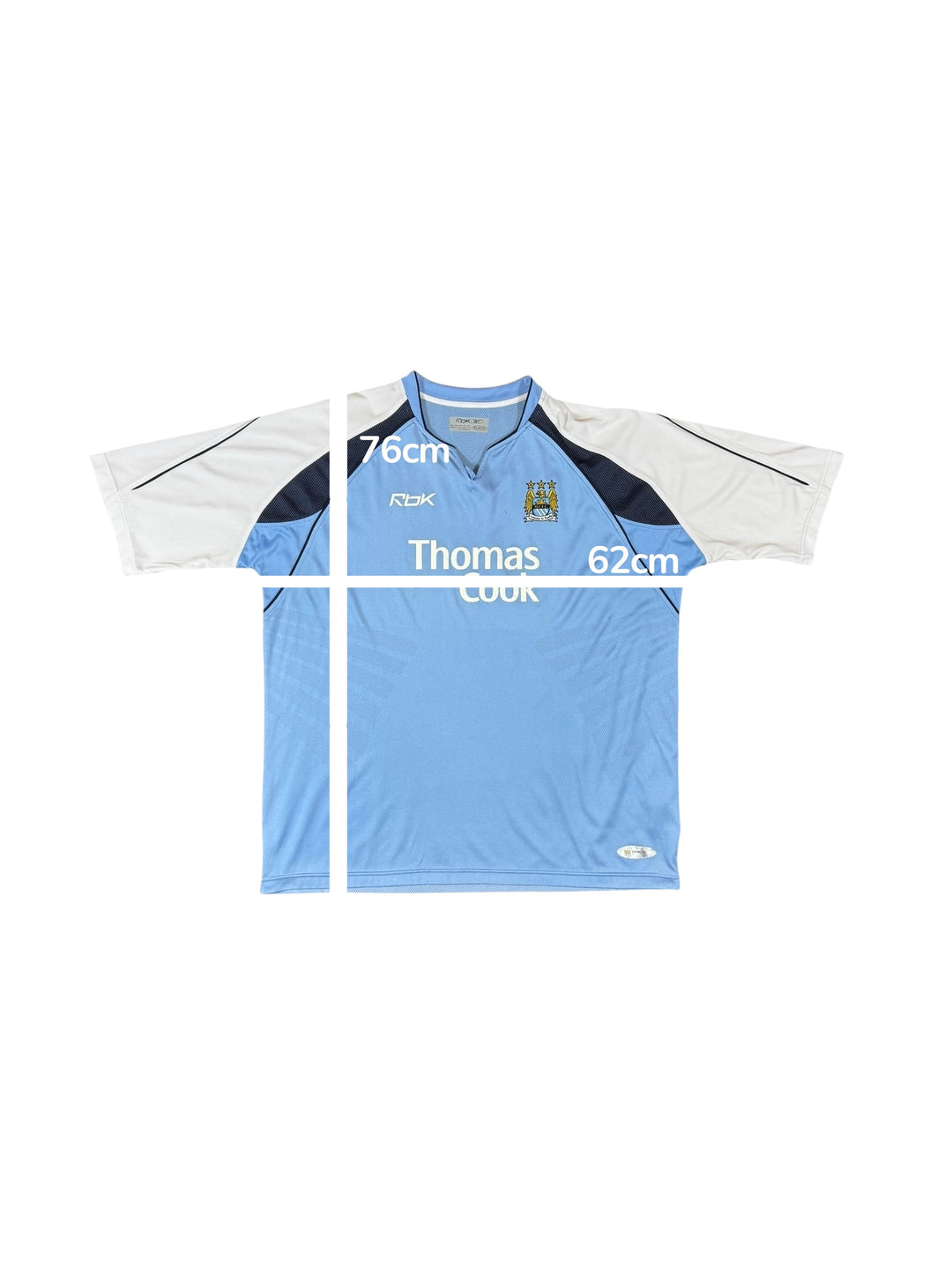 2006-07 Manchester City Reebok Home Shirt - 8/10 - (2XL)