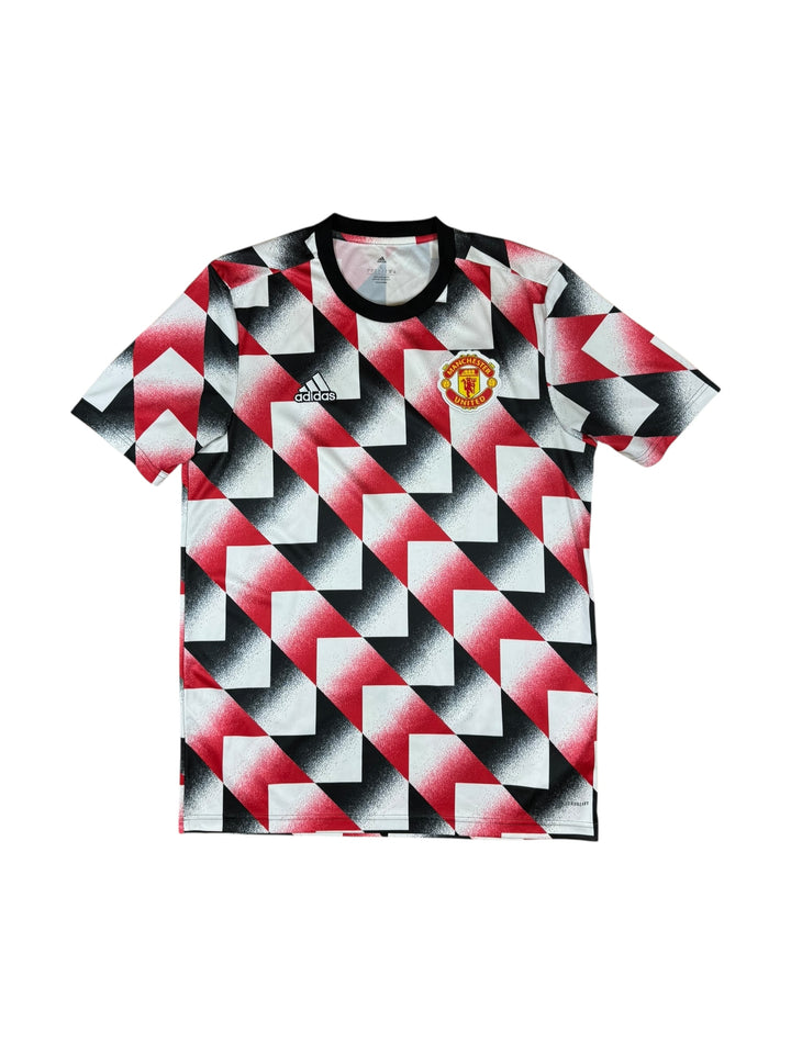 2022/23 Manchester United Adidas Pre-Match Football Shirt - 9/10 - (L)