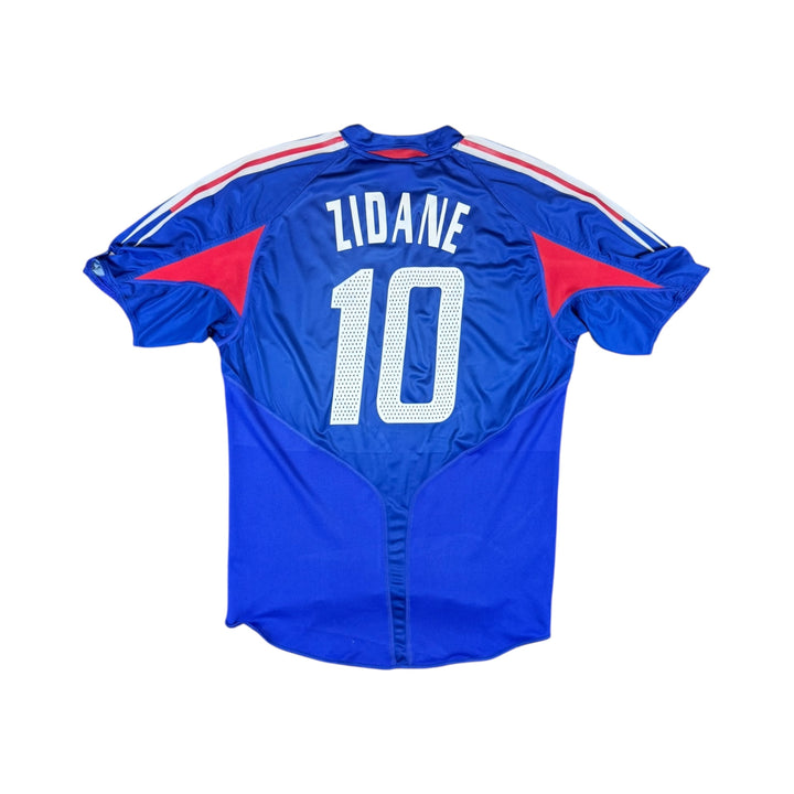2004 France Adidas Home Shirt #10 ZIDANE - 8/10 - (XL)