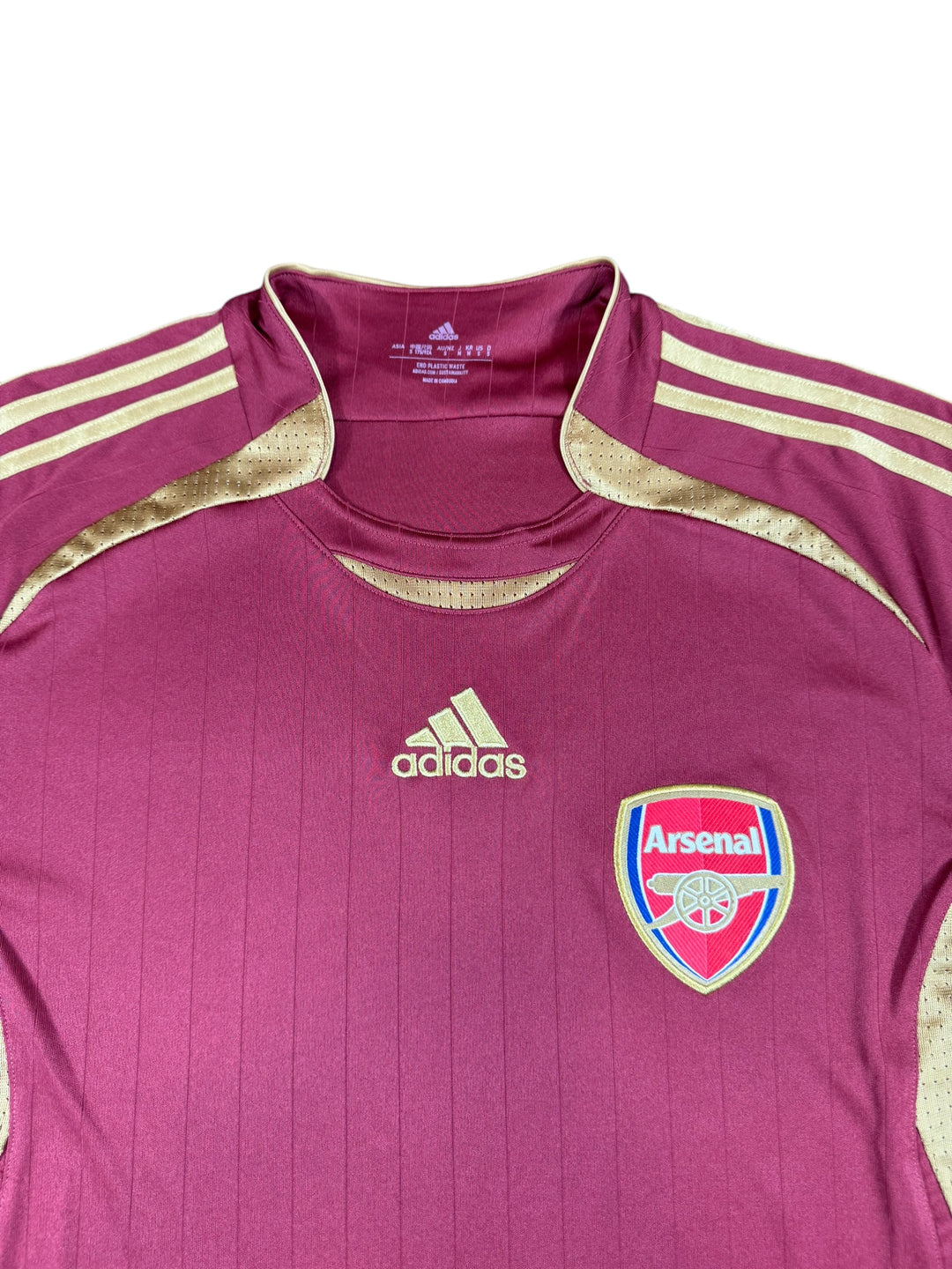 2006 Arsenal Adidas Football Shirt 2021 Re-Issue - 8/10 - (S)