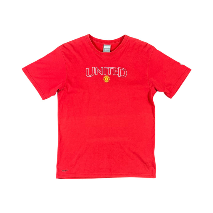 2008-09 Manchester United Nike Cotton Tee - 9/10 - (L)