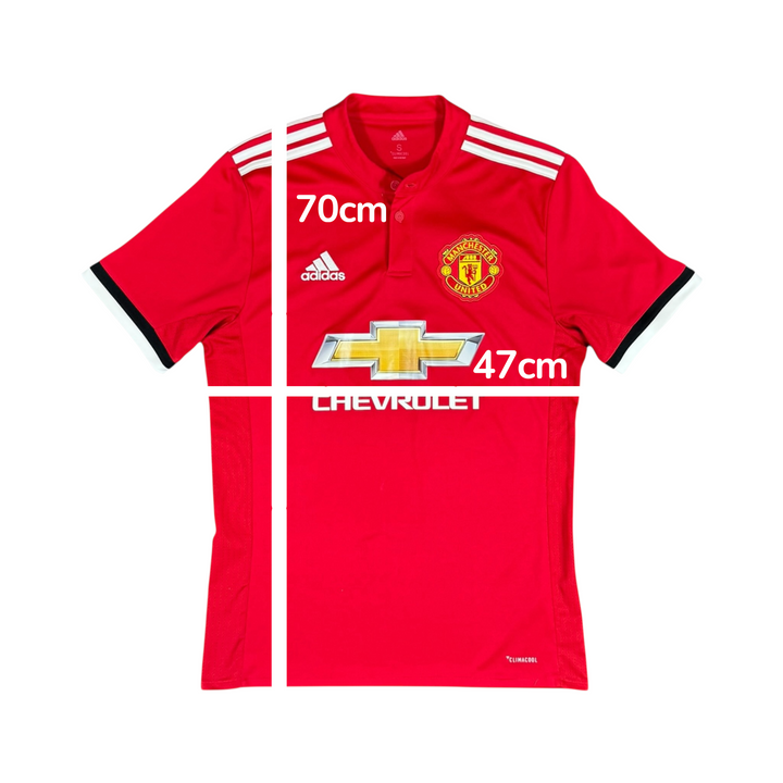 2017-18 Manchester United Adidas Home Shirt - 8/10 - (S)