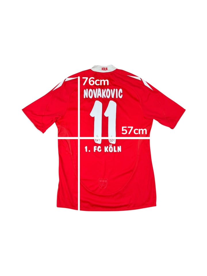 2008/09 FC Koln Reebok Home Shirt #11 NOVAKOVIC - 9/10 - (XL)