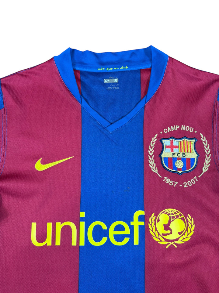 2007/08 Barcelona Nike Football Shirt #19 Messi - 8/10 - (S)