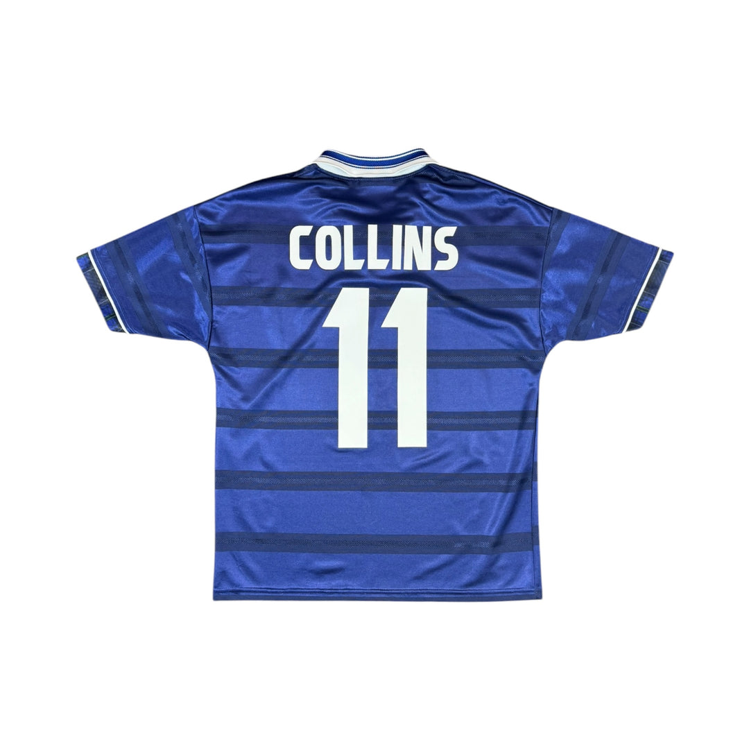 1998-00 Scotland Umbro Home Shirt #11 COLLINS - 10/10 - (M)
