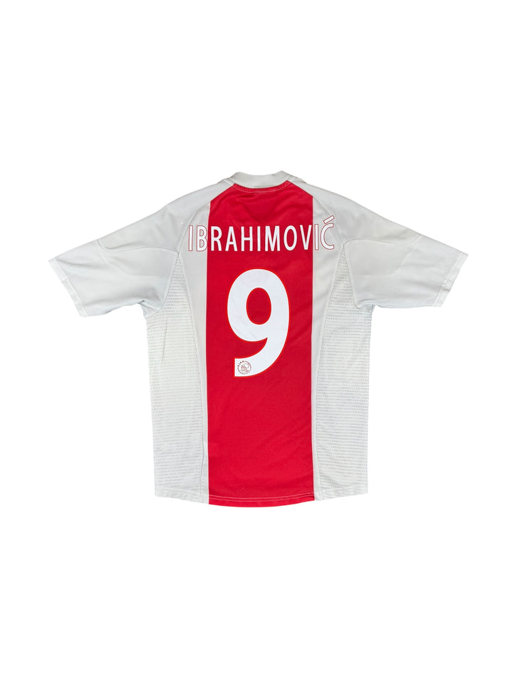 2002-03 Ajax Adidas Home Shirt #9 IBRAHIMOVIC - 7/10 - (M)