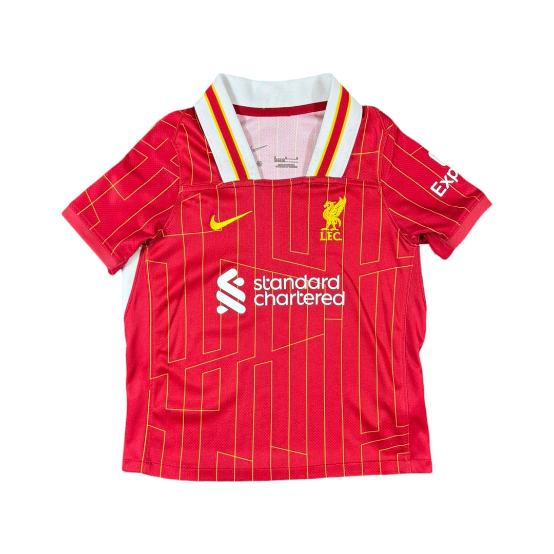 2024-25 Liverpool Nike Home Shirt #4 VIRGIL - 8/10 - (5-6 Years)