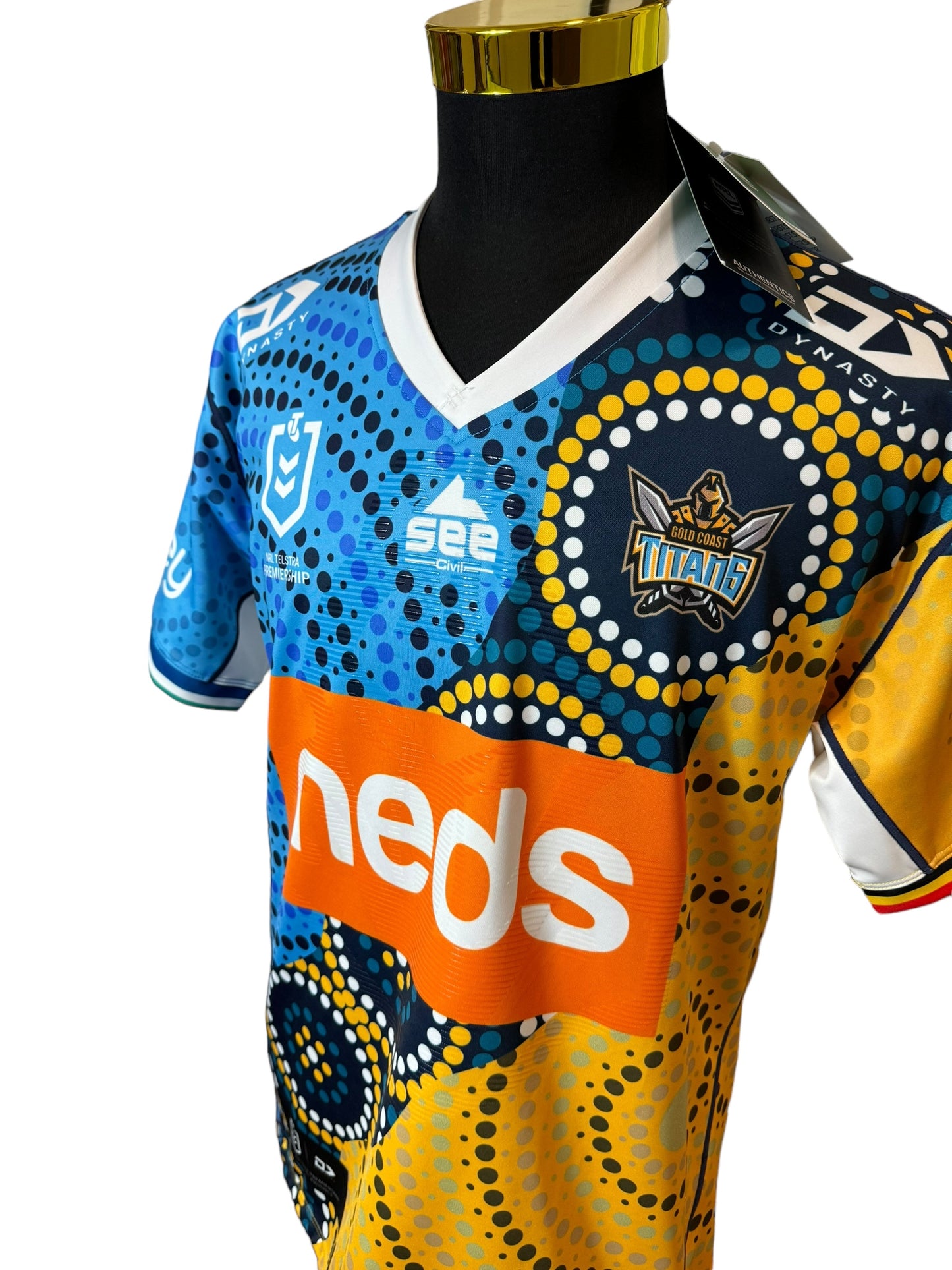 Gold Coast Titans Player Issue Rugby Jersey New