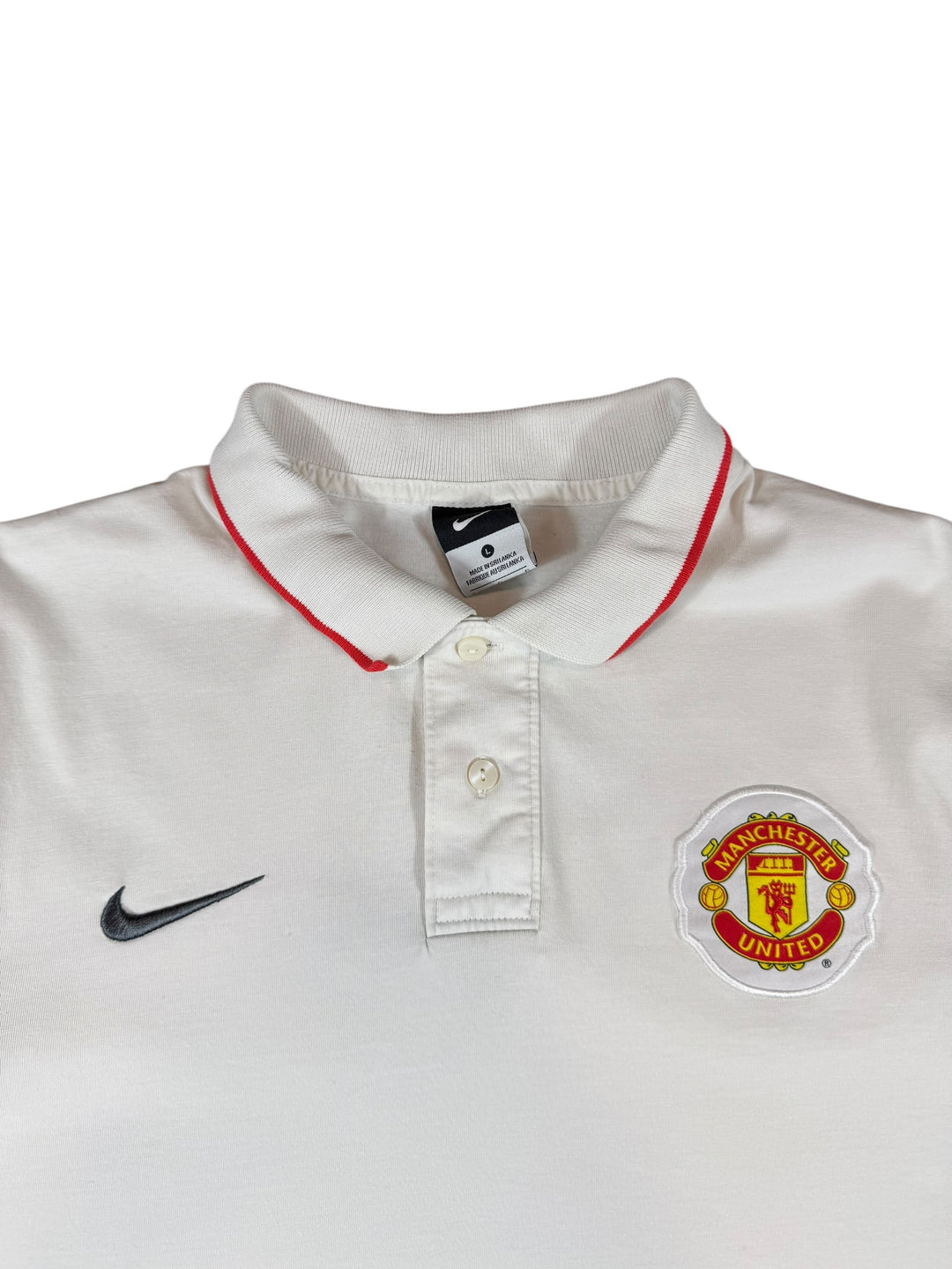 2010/11 Manchester United Nike Football Polo Shirt - 9/10 - (L)