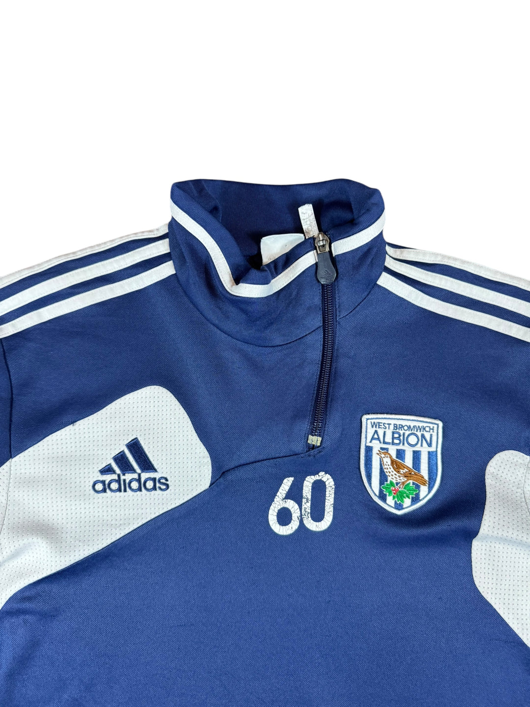 2011/12 West Brom Albion Adidas Football Training 1/4 Zip Jumper Player Issue - 7/10 - (L)