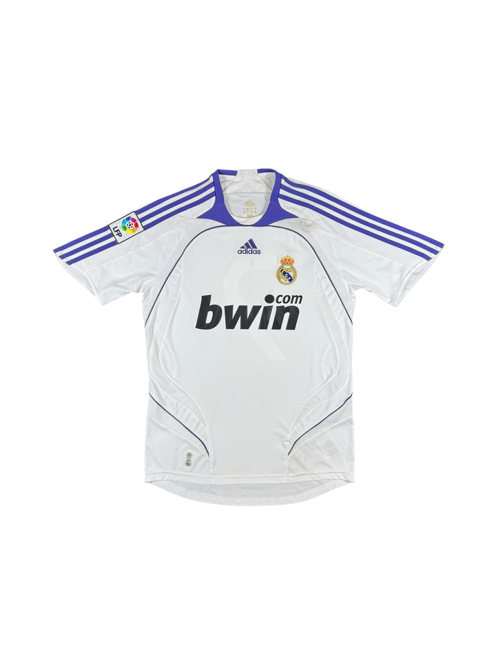 2007-08 Real Madrid Adidas Home Shirt #7 RAUL - 8/10 - (S)
