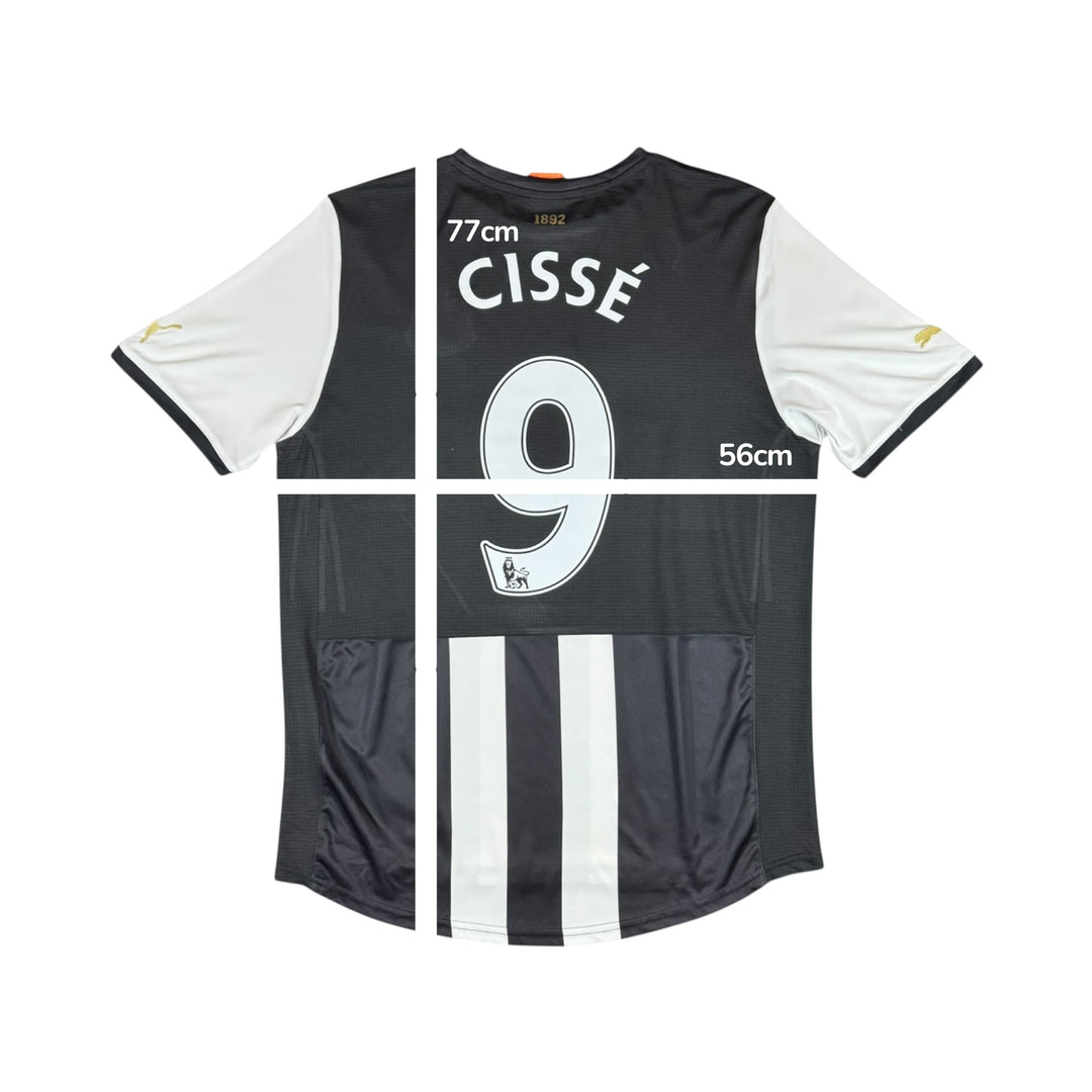 2011-12 Newcastle United Puma Home Shirt #9 CISSE - 9/10 - (L)