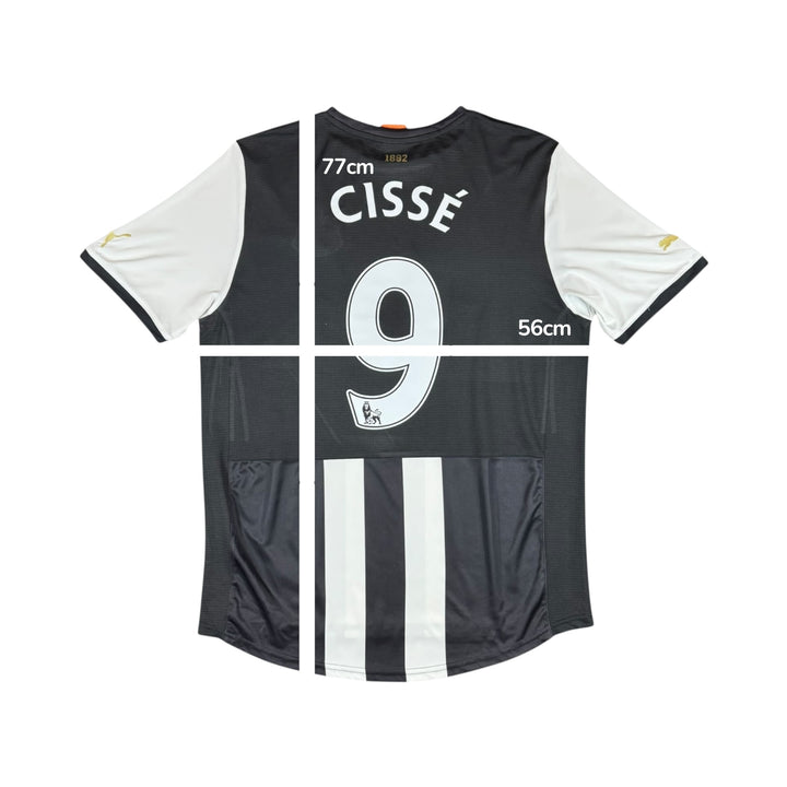 2011-12 Newcastle United Puma Home Shirt #9 CISSE - 9/10 - (L)