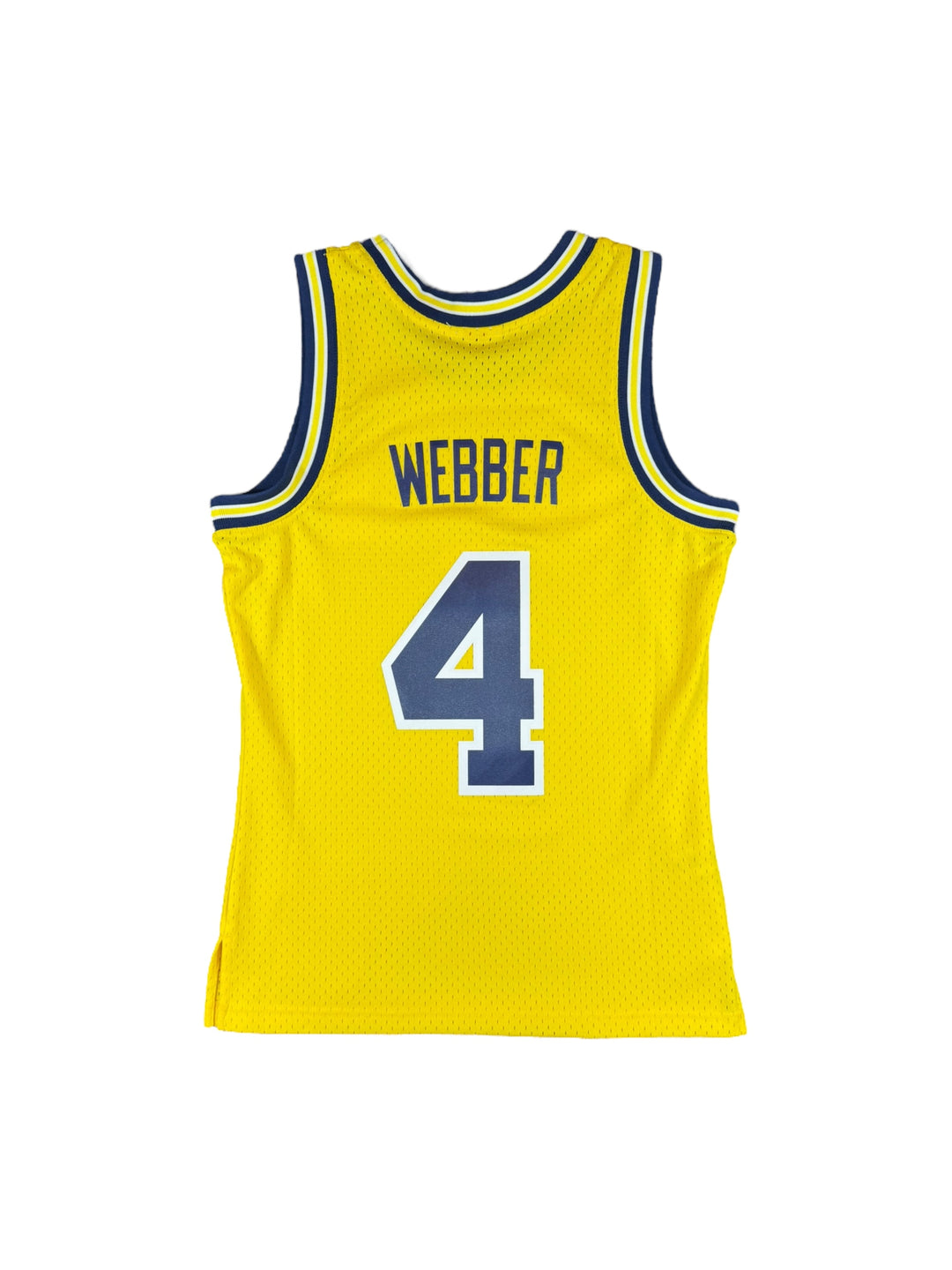 1991/92 Michigan Wolverines Hardwood Classic Basketball Jersey #4 Webber Brand New (S)