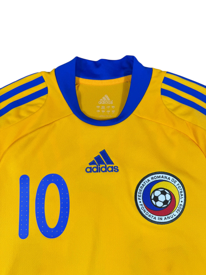 2008/10 Romania Adidas Home Football Shirt #10 MUTU - 9/10 - (M)