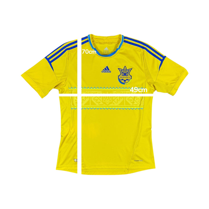 2012-14 Ukraine Adidas Home Shirt - 8/10 - (M)