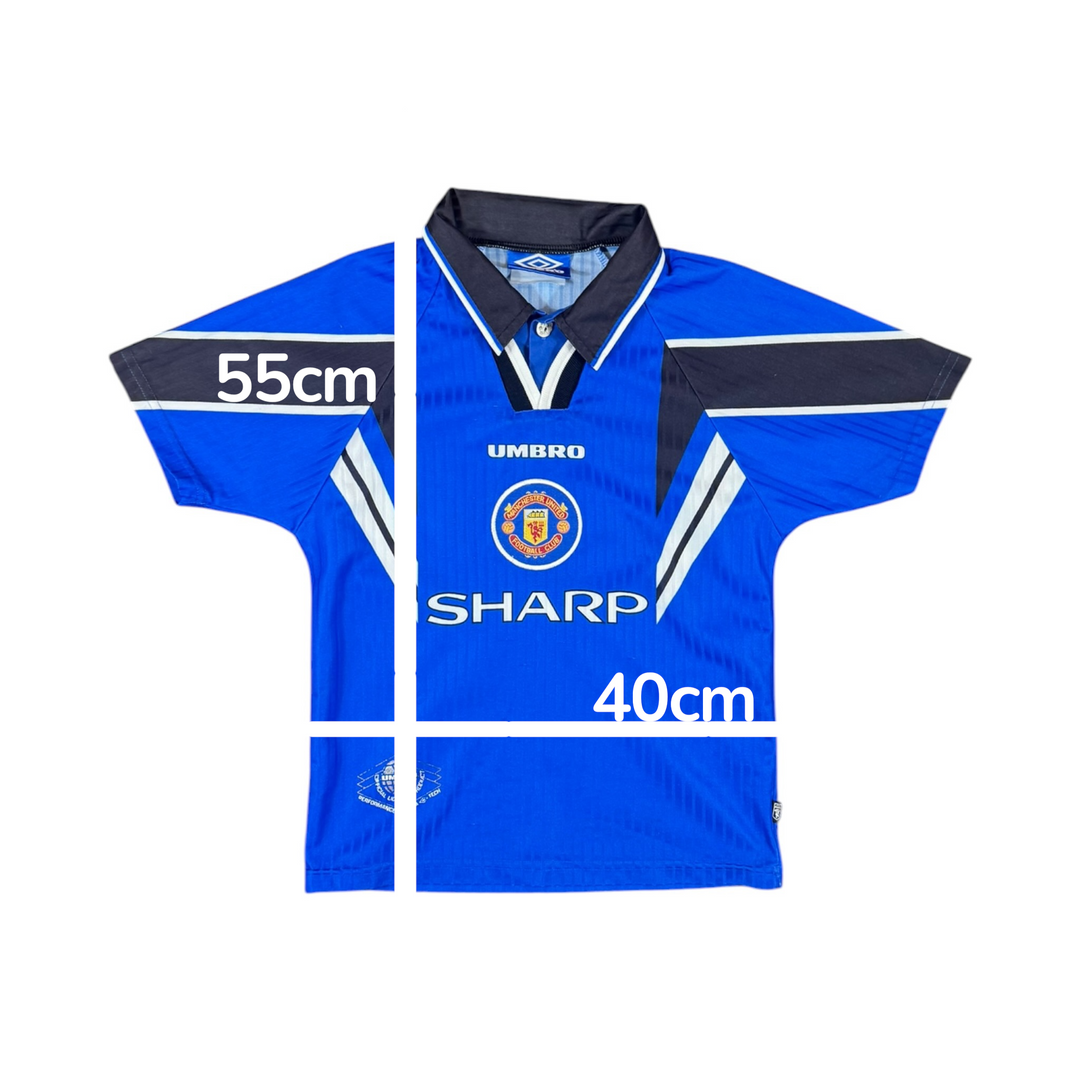 1996-98 Manchester United Third Shirt - 7/10 - (9-10 Years)