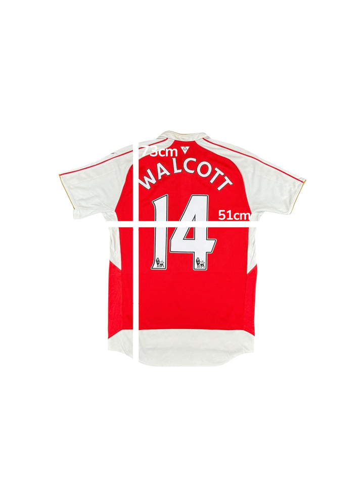 2015-16 Arsenal Puma Home Shirt #14 WALCOTT - 9/10 - (M)