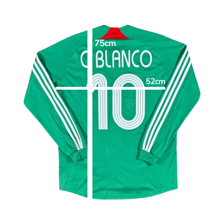 2007-08 Mexico Adidas Home Shirt #10 C. BLANCO - 9/10 - (M)