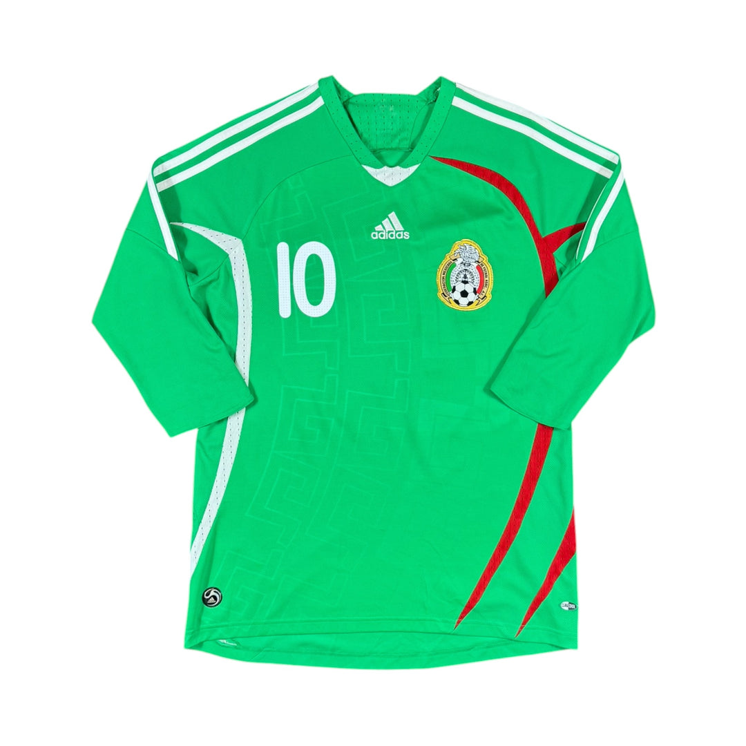 2008-09 Mexico Adidas Home Shirt C. BLANCO #10 - 10/10 - (L)